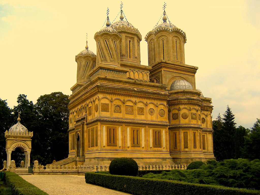 Church with ornate domes