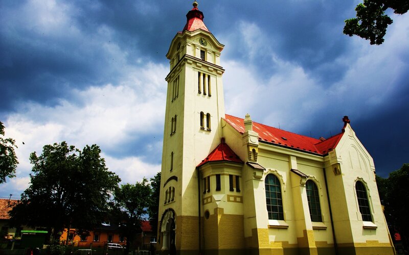 Church with Red Roof