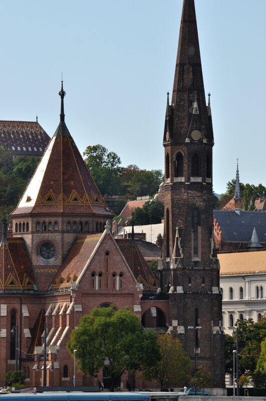 Church with tall spire