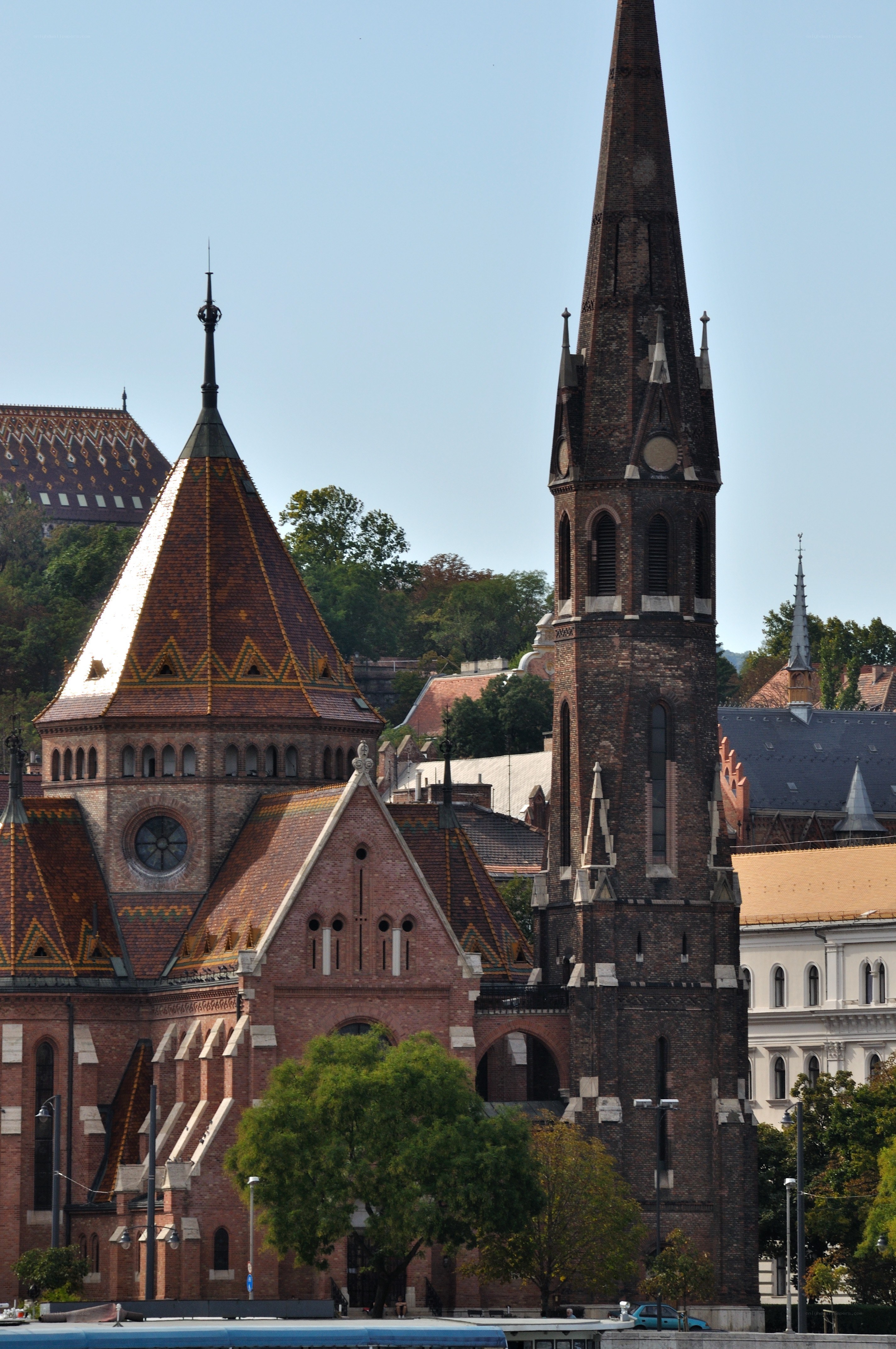 Church with tall spire