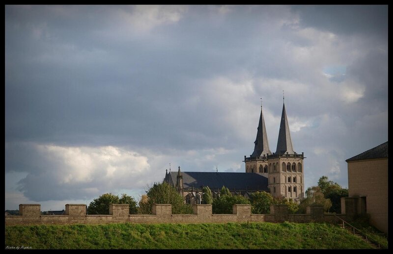 Church with Twin Spires — Gray