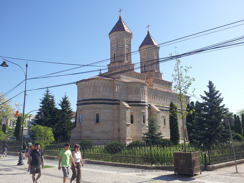 Church with Twin Towers — Blue
