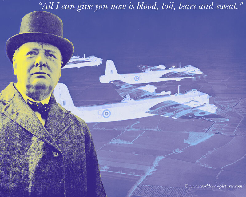 Churchill and bombers
