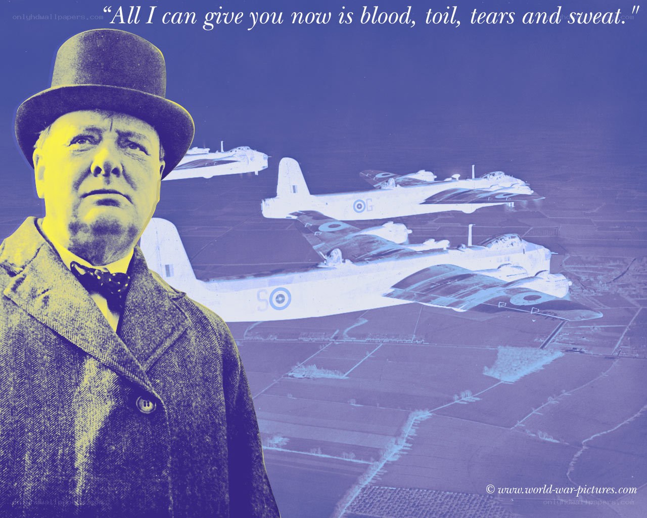 Churchill and bombers