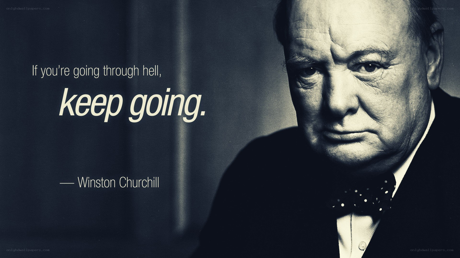 Churchill quote on perseverance