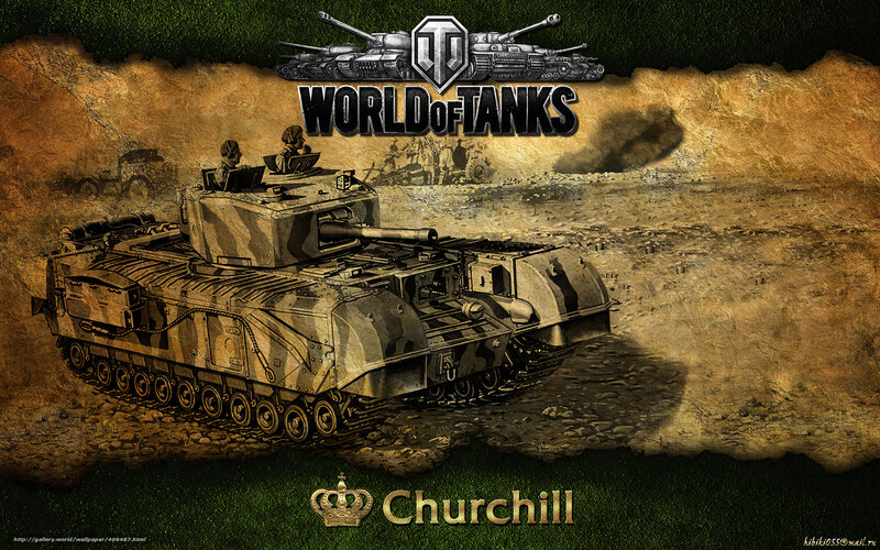Churchill tank in World of Tanks