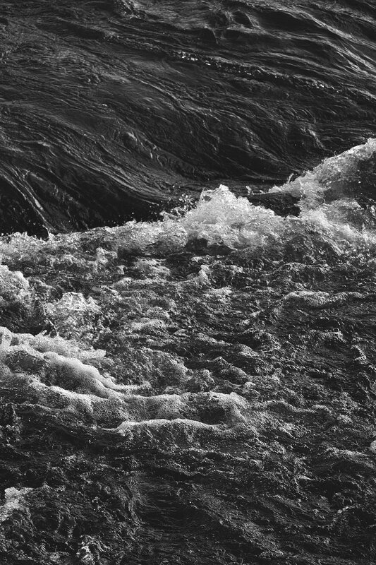 Churning River Water