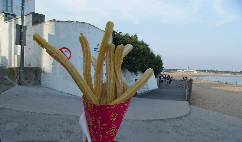 Churros in a Paper Cone
