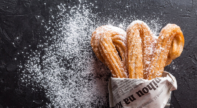 Churros in Paper Bag