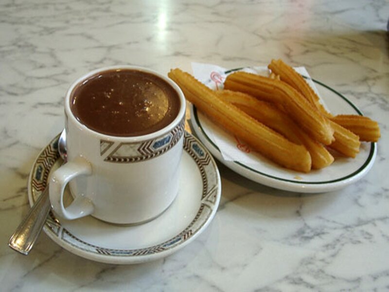 Churros with Hot Chocolate