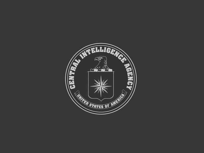 CIA logo on dark background