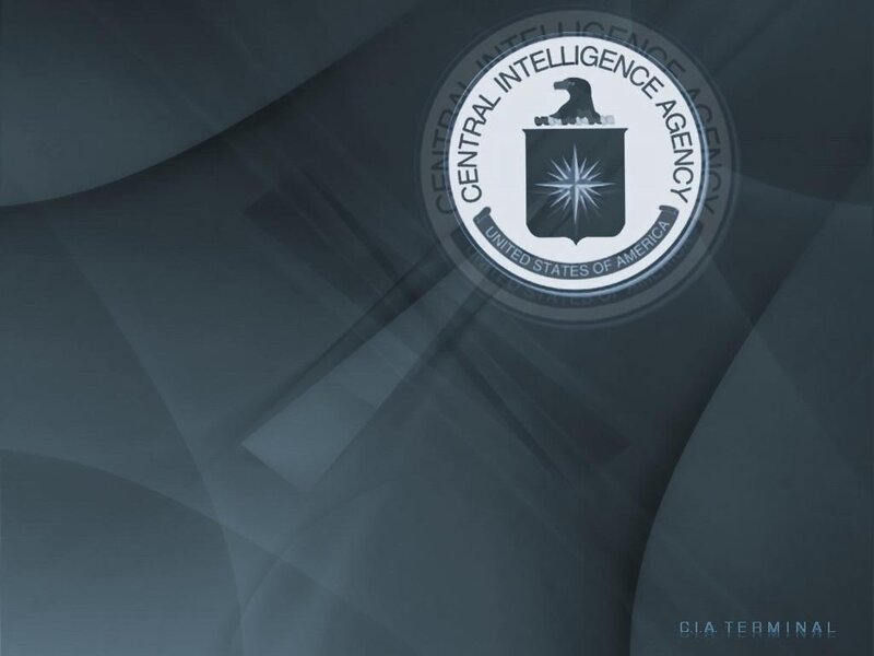 CIA logo on dark background