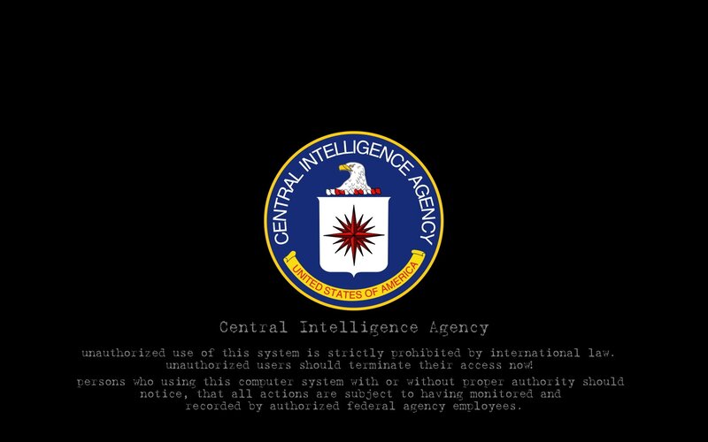 CIA system access screen