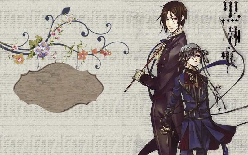 Ciel and Sebastian from Black Butler