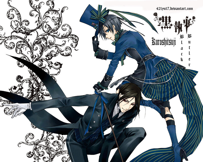 Ciel and Sebastian from Black Butler