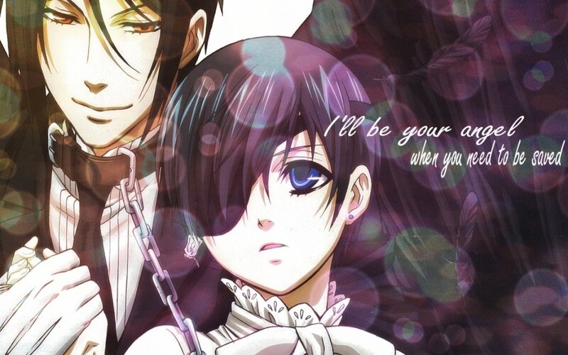 Ciel and Sebastian from Black Butler