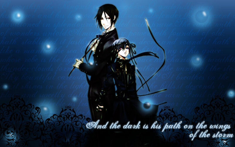 Ciel and Sebastian from Black Butler