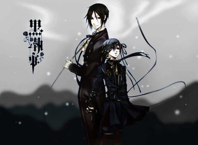 Ciel and Sebastian from Black Butler
