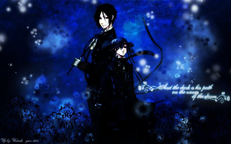 Ciel and Sebastian from Black Butler