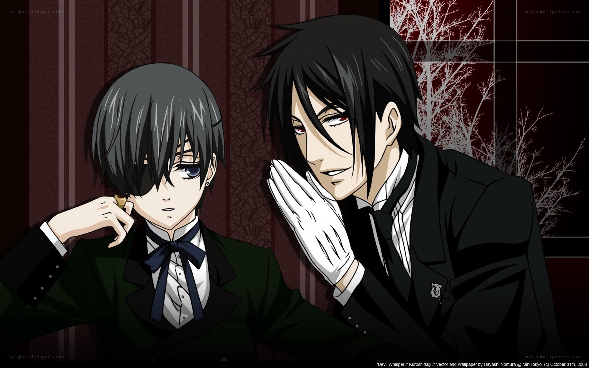 Ciel and Sebastian from Black Butler