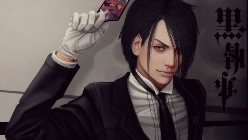 Ciel Phantomhive holding a photo