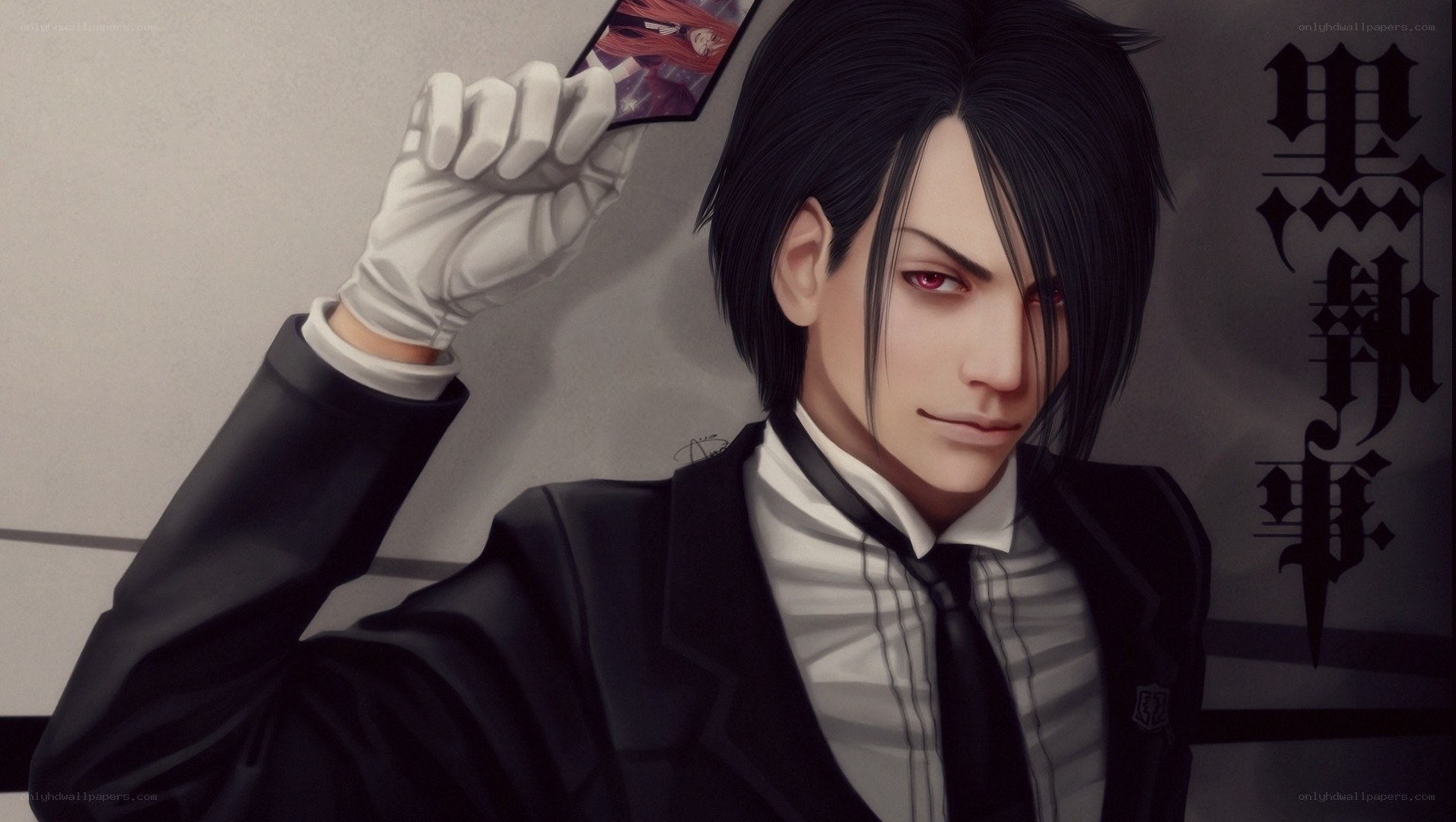 Ciel Phantomhive holding a photo