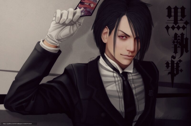 Ciel Phantomhive holding a photo