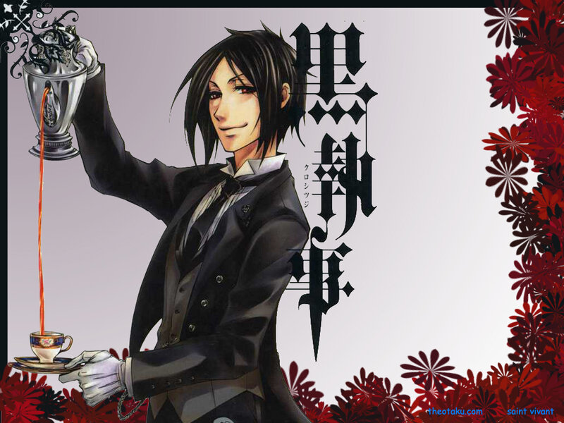 Ciel Phantomhive pouring tea