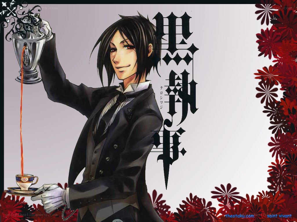 Ciel Phantomhive pouring tea