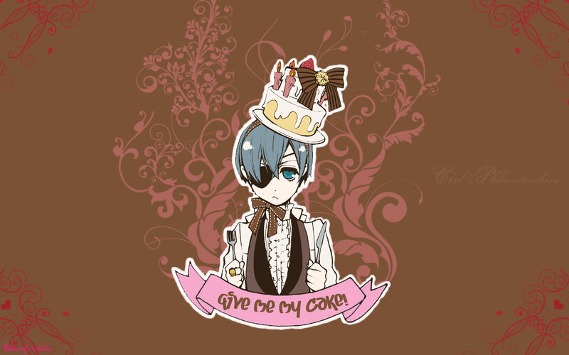 Ciel Phantomhive with cake hat