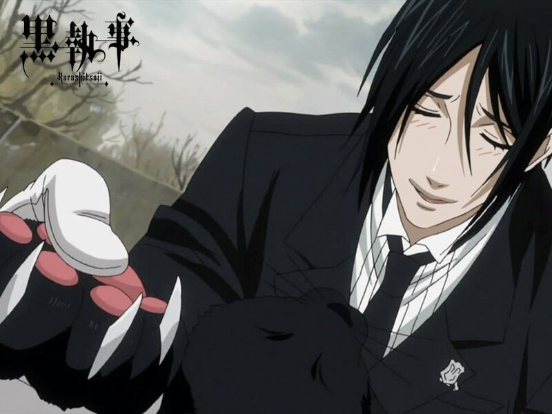 Ciel Phantomhive with his demon