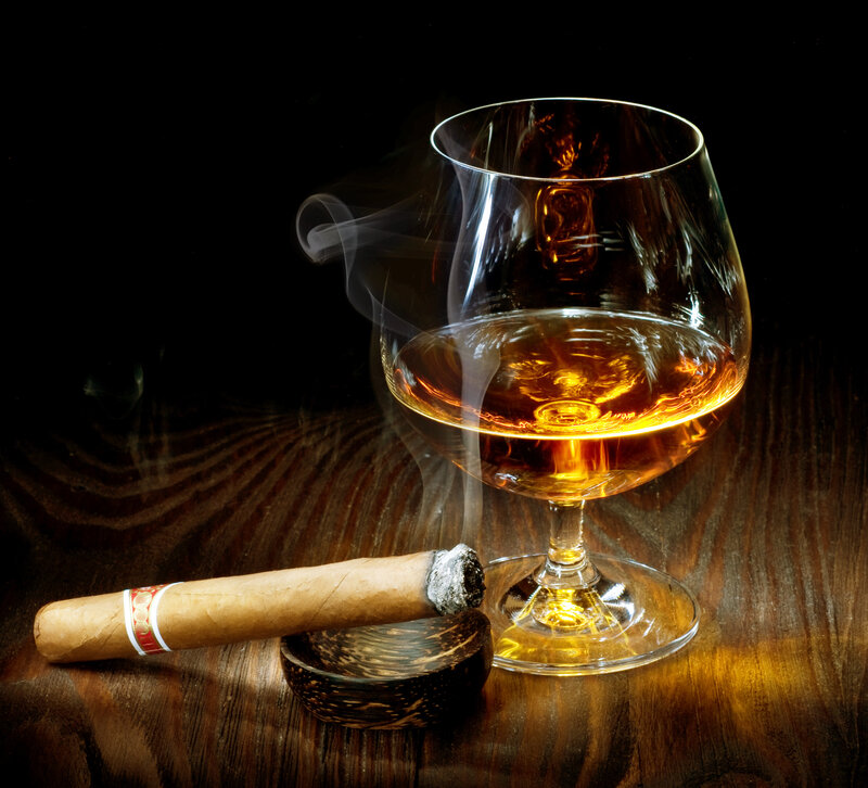Cigar and Brandy Glass
