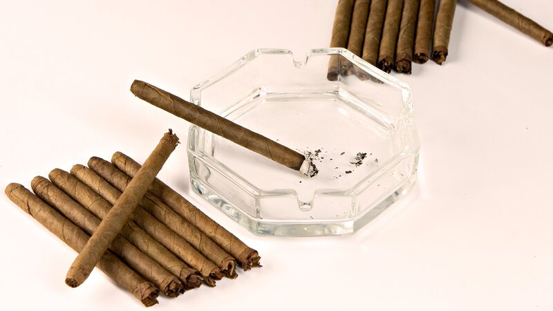 Cigar in Ashtray