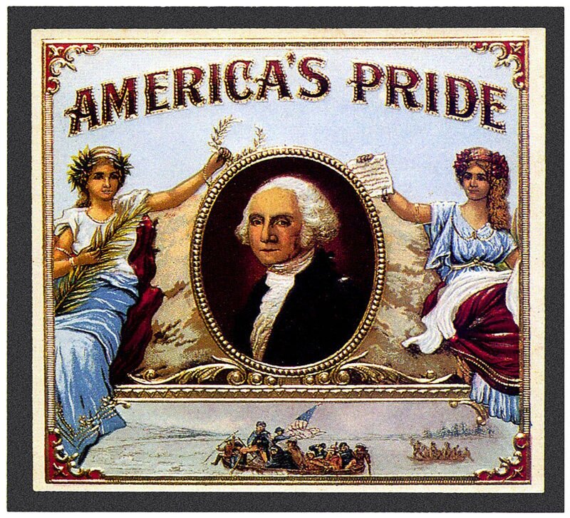 Cigar Label with Portrait