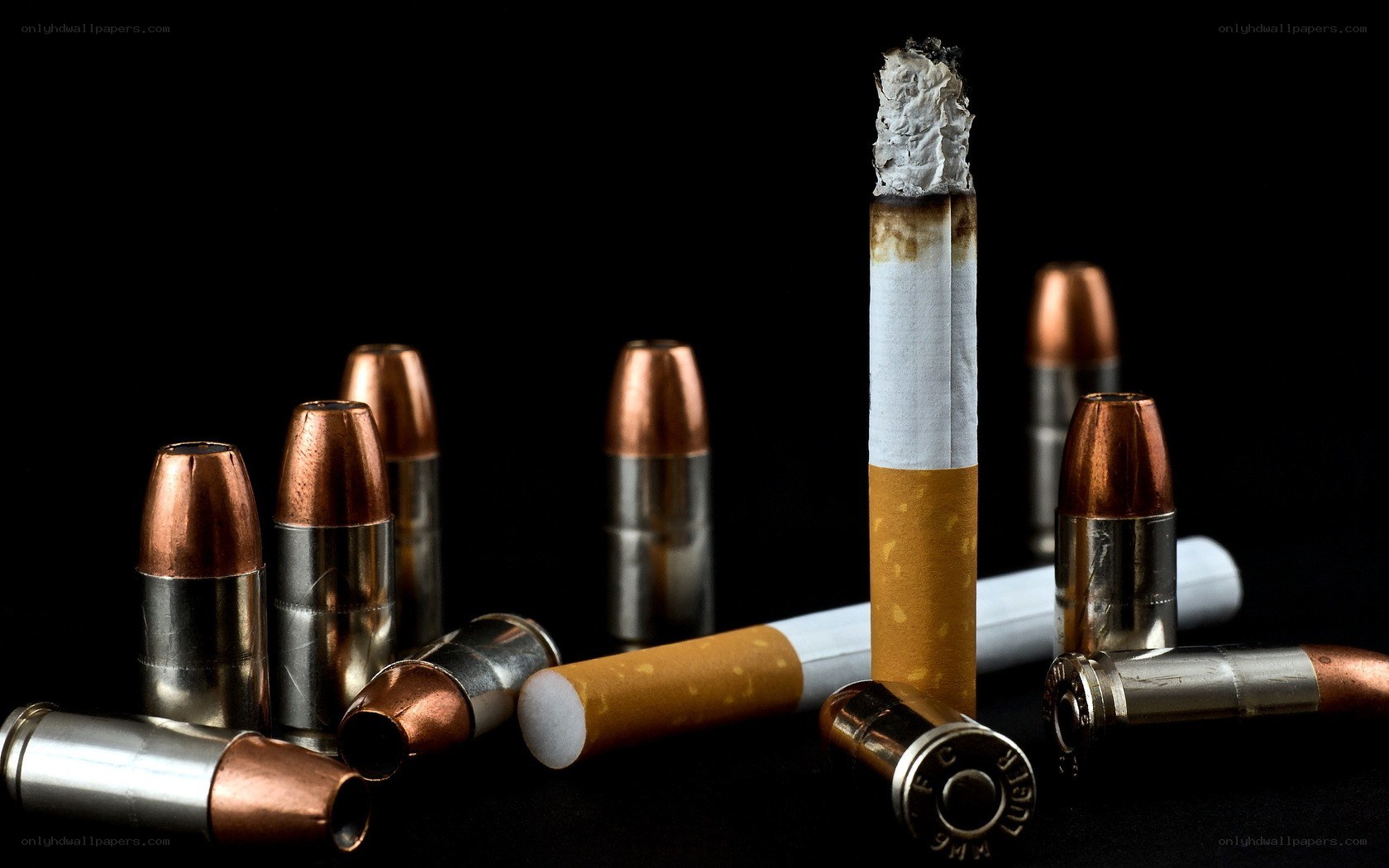 Cigarette and bullets