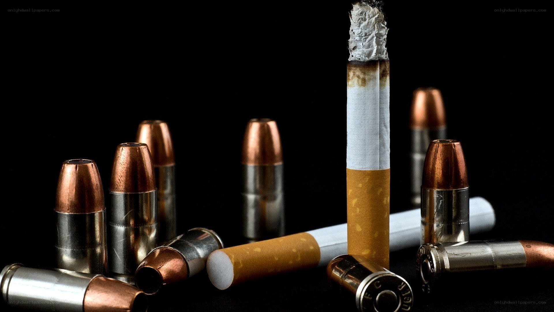 Cigarette and bullets