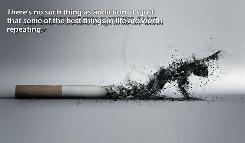 cigarette and smoke art