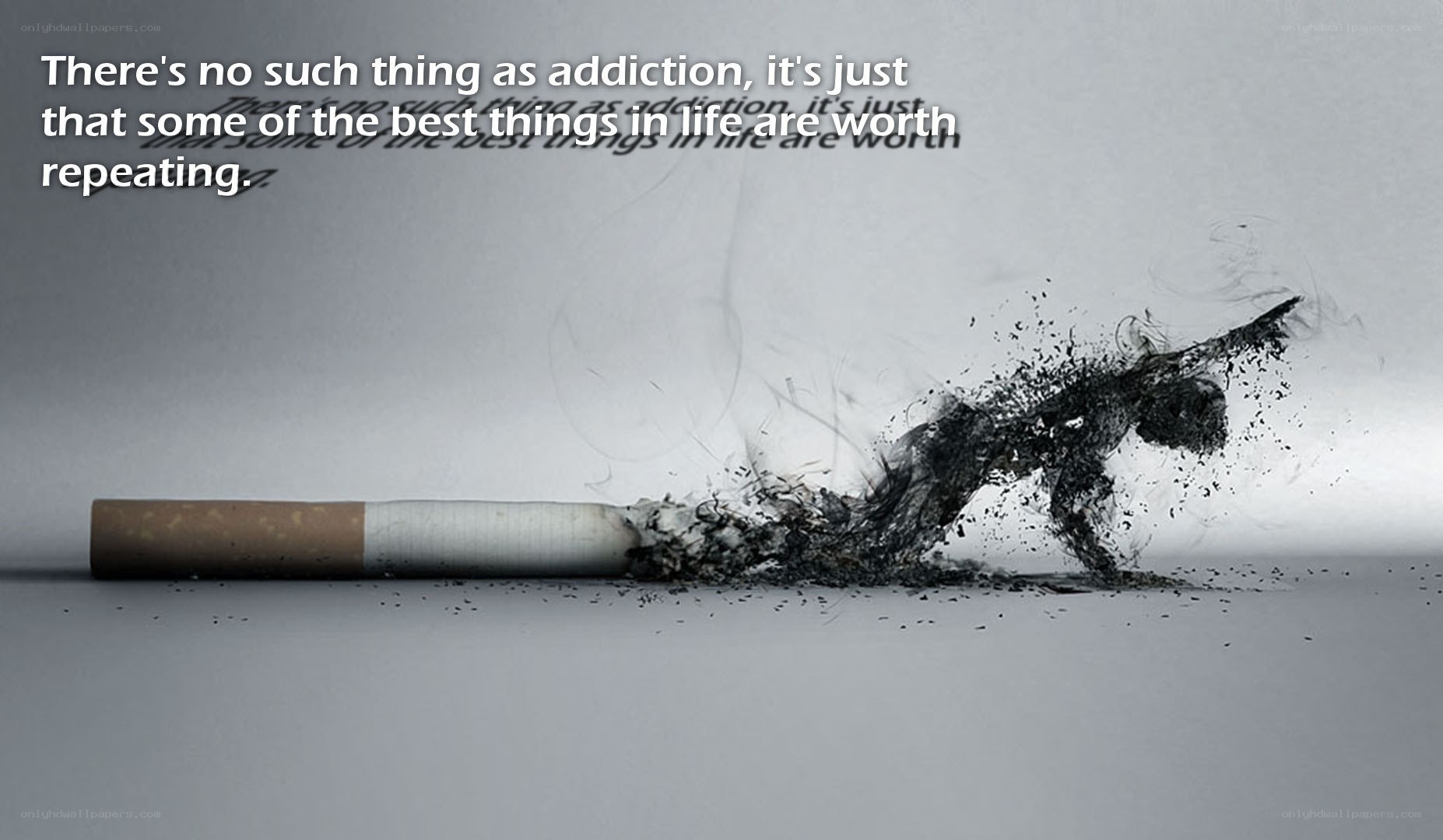 cigarette and smoke art