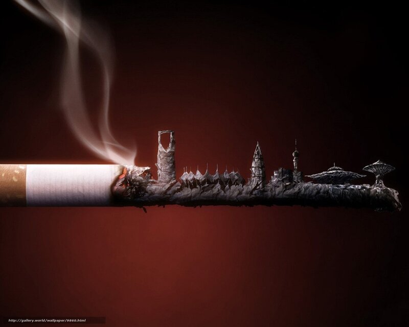 cigarette cityscape