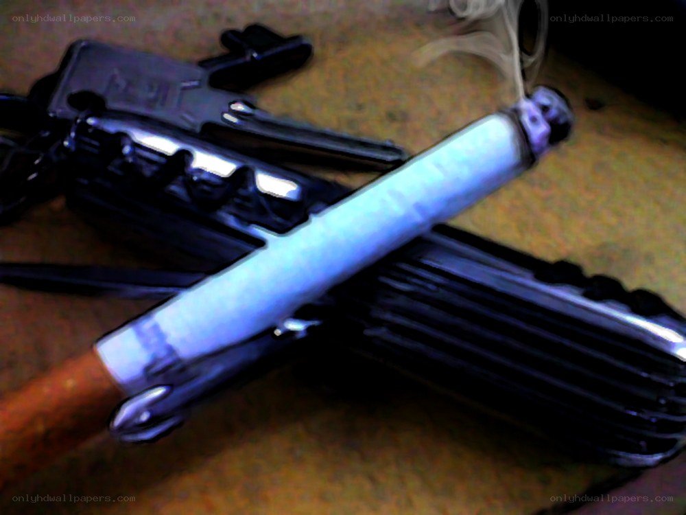 cigarette on multi-tool