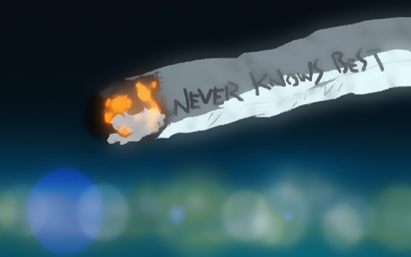 Cigarette with message