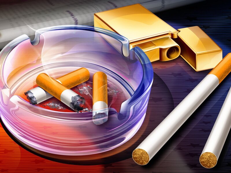 Cigarettes in Ashtray