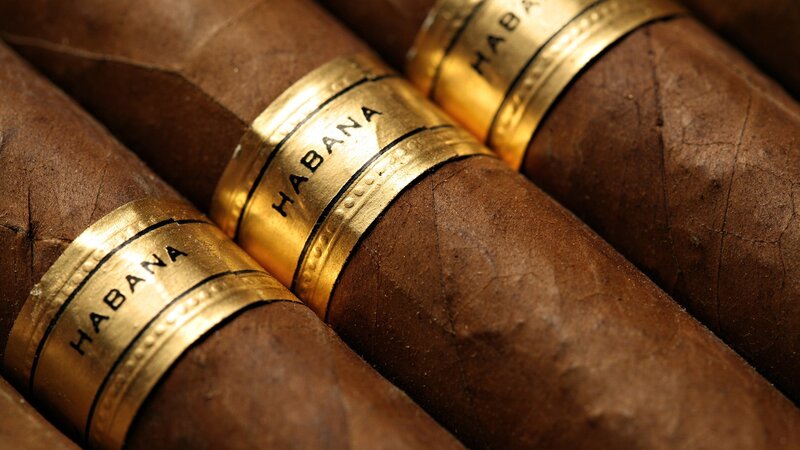 Cigars with Gold Bands — Brown, Dramatic