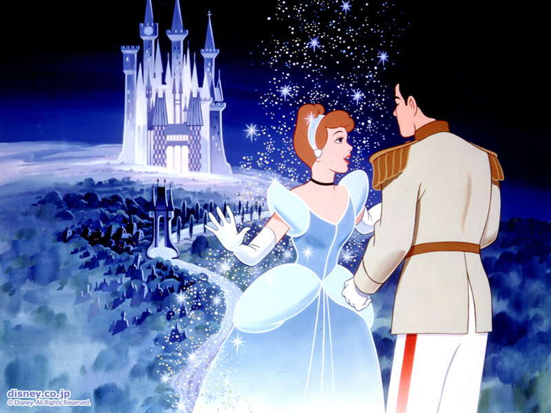 Cinderella and Prince — Blue, Magical, Night