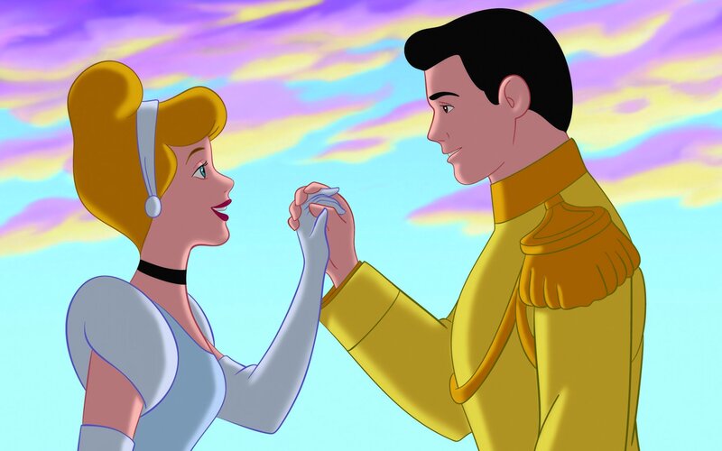 Cinderella and Prince — Blue, Romantic