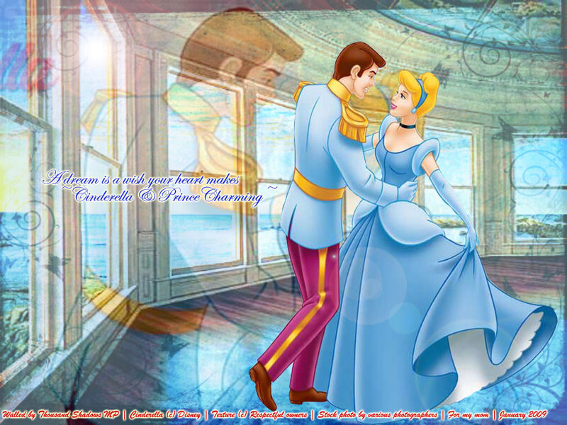 Cinderella and Prince Charming — Blue