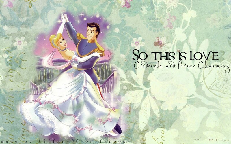 Cinderella and Prince Charming — White