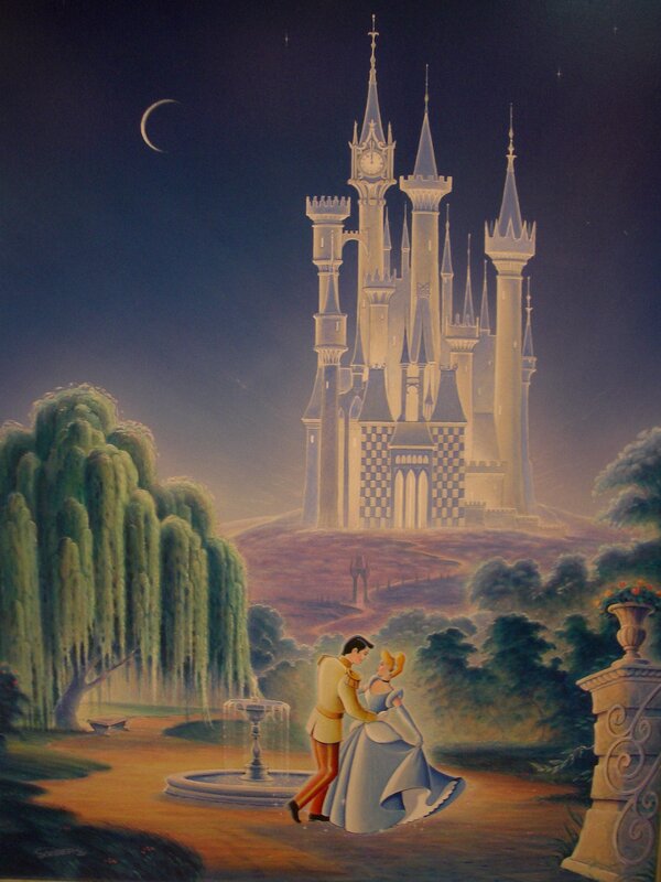 Cinderella and Prince dancing