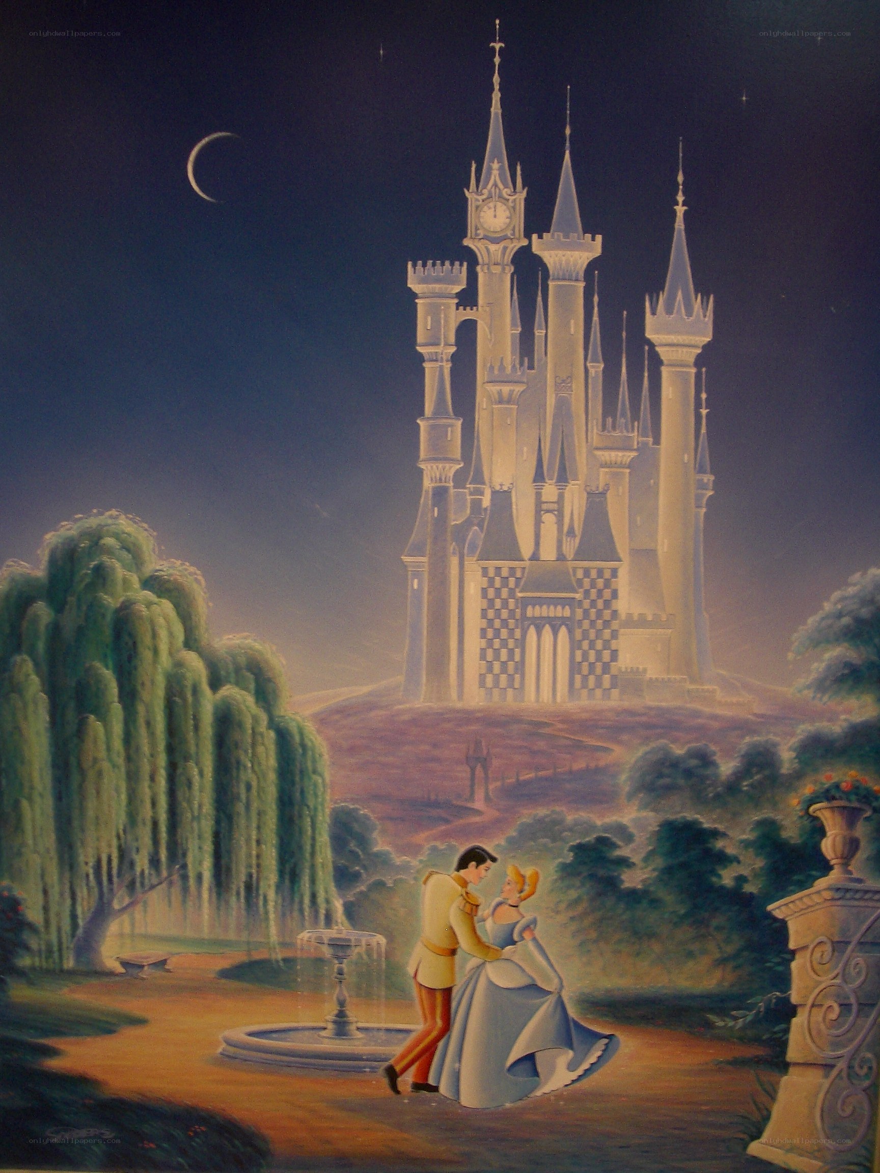 Cinderella and Prince dancing