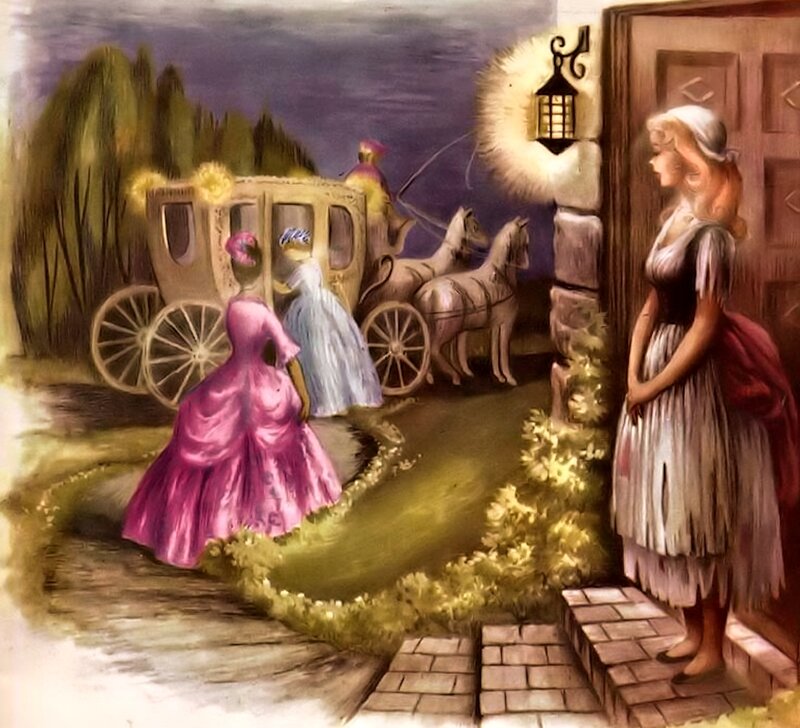 Cinderella at Door